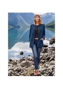 Fleecejacke Ambria Gr. 40, blau (jeansblau) Damen Jacken