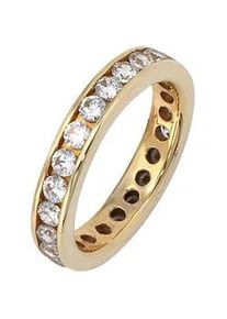 Memoirering Jobo Fingerringe Gr. 58, Gelbgold 333, goldfarben (gelbgold 333) Damen 333 Gold mit Zirkonia