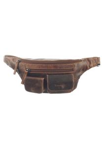 Damen Gürteltasche "Montana", GreenLand Nature, braun, Büffelleder, Taschen