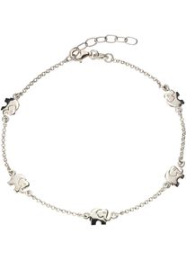Firetti Fußkette "Schmuck Geschenk Silber 925 Körperschmuck Erbskette", Silber 925 (Sterlingsilber), silber, Silber 925 (Sterlingsilber), Fußkettchen