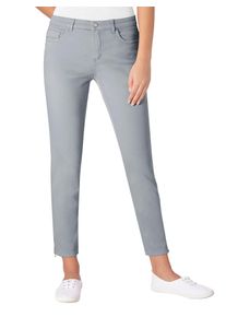 Ascari Damen Stretch-Jeans, grau, Gr. 38, unifarben, 91% Baumwolle, 6% Polyester, 3% Elasthan, Jeans