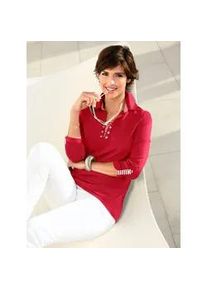 WITT 3/4-Arm-Shirt CASUAL LOOKS "Shirt" Gr. 42, rot (kirschrot) Damen Shirts