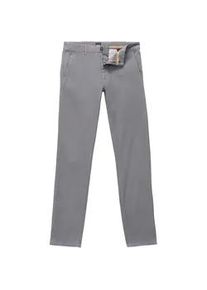 Chinohose BOSS ORANGE "Chino_tapered" Gr. 33, Länge 32, grau (020_grau) Herren Hosen mit BOSS Logo hinten