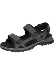 Waldläufer Sandale WALDLÄUFER "H-Taro" Gr. 10 (44,5), blau (dunkelblau) Herren Schuhe Sommerschuh, Klettschuh, Outdoorsandale, in Komfortweite H