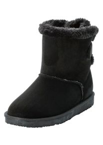Große Größen Schlupfboots mit verstellbarem Riegel Gr. 37 schwarz von sheego für Damen