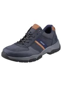 Sneaker Rieker Gr. 40, bunt (dunkelblau-braun) Herren Schuhe Freizeitschuh, Outdoorschuh, Schnürschuh mit gepolstertem Schaftrand