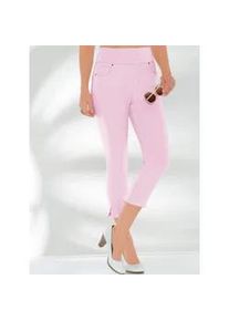 Stretch-Hose Casual Looks Gr. 22, Kurzgrößen, rosa (rosé) Damen Hosen