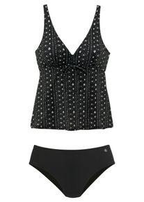 Lascana Große Größen Bügel-Tankini Gr. 42C schwarz für Damen