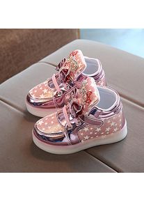 Tc4zq Kleinkind Baby Mode Turnschuhe Stern Leuchtende Kind Casual Bunte Licht Schuhe Chaussure Lumineuse