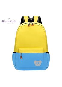 Wonder Pocket Unisex-Schultasche, Lässiger Canvas-Rucksack, Reflektierender Streifen, Seitentaschen Für Regenschirm, Wasserflasche, Ideal Für Schulreisen, Tägliche
