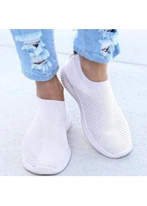 Panda Outdoor-Sneaker Für Damen Und Herren, Gestrickte Socken, Laufschuhe, Atmungsaktive Slip-On-Schuhe Für Den Außenbereich