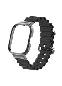 Pinsenda Metallgehäuse + Silikonarmband Für Redmi Watch 3 / Watch 2 Lite Ocean Strap Armband Gürtel Armband Für Mi Watch Lite/poco Watch