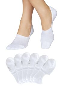 H.I.S. H.I.S Füßlinge weiß Gr. 35-38 für Damen. Elastisch. Nachhaltig.