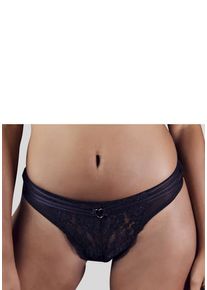 Vivance Stringpanty 'Francesca' schwarz Gr. 32/34 für Damen. Figurbetont