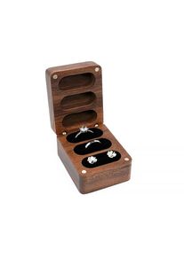Sbblbg Ehering-Box Aus Holz, Schmuckkästchen, Aufbewahrungsboxen, Ohrringe, Ringe, Organizer, Antiker Chinesischer Stil
