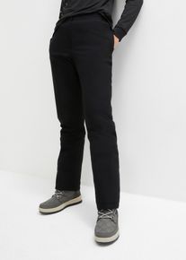 bonprix Thermohose mit Fleecefutter und Komfortbund wasserdicht, schwarz, Gr.56, Wasserdichte Skihose mit Fleecefutter und Komfortbund, Straight Fit, aus Fleece