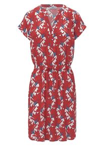 Peter Hahn - Kleid mit überschnittener Schulter, rot, Gr. 36 / S