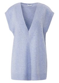 Peter Hahn - Pullunder, blau, Gr. 36 / S - Schurwolle