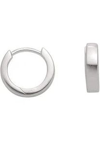 Paar Ohrhänger ADELIA ́S "925 Silber Ohrringe Creolen Ø 12 mm" Gr. Damen, Silber 925 (Sterlingsilber), silberfarben (silber) Damen Silberschmuck für