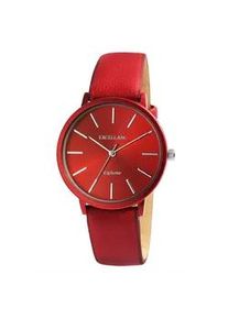 Quarzuhr Armbanduhren rot Damen Taschenuhr Quarzuhr