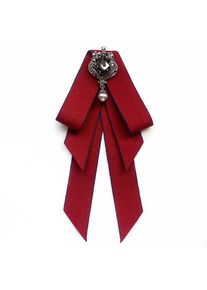 Shshuaizhen Hemdausschnitt Quaste Brosche Krawatte Für Männer Hemd Krawatten Kragennadel Kragen Blumenband Fliege