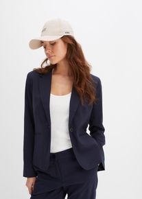 bonprix Blazer mit Paspeltaschen, blau, Gr.46, Attraktiver Blazer mit praktischen Paspeltaschen.
