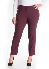 KjBRAND Große Größen Bengalinhose in Ankle-Länge, mit Schlupfbund Gr. 58 rot für Damen