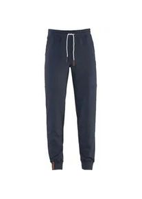 Jogginghose OCEAN SPORTSWEAR "Relaxed Cut" Gr. XXL (60/62), N-Gr, blau (marine (aus recyceltem polyester)) Herren Hosen