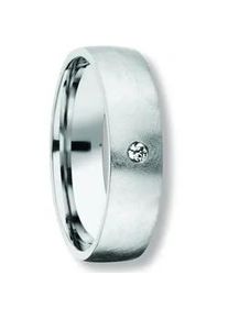 Silberring ONE ELEMENT "Zirkonia Freundschaft Partner Ring aus 925 Silber" Fingerringe Gr. 54, Silber 925 (Sterlingsilber), silberfarben (silber) Damen Silber Schmuck Freundschaft Partner