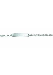 Silberarmband ADELIA ́S "925 Silber Figaro Armband 16 cm Ø 2,3 mm" Armbänder Gr. 16, Silber 925 (Sterlingsilber), silberfarben (silber) Damen Silberschmuck für