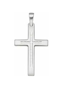 Ketten-Anhänger ADELIA ́S "925 Silber Kreuz Anhänger" Schmuckanhänger Gr. Damen, Silber 925 (Sterlingsilber), silberfarben (silber) Damen Silberschmuck für & Herren