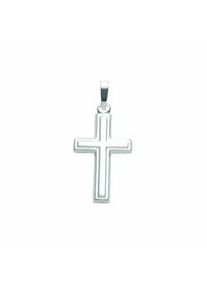 Ketten-Anhänger ADELIA ́S "925 Silber Kreuz Anhänger" Schmuckanhänger Gr. Damen, Silber 925 (Sterlingsilber), silberfarben (silber) Damen Silberschmuck für & Herren