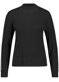 Taifun, Damen Pullover, Schwarz / Wei&szlig;