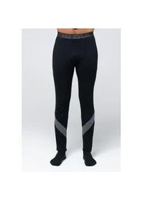 Stoffhose BULA, Herren, Gr. S, US-Gr&ouml;&szlig;en, schwarz, 50% Wolle, 50% Viskose, mehrfarbig, Hosen Funktionsunterhose Tight Lange Unterhose, mit bequemem Dehnbund