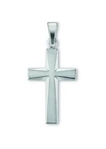 Ketten-Anhänger ONE ELEMENT "Kreuz Anhänger aus 925 Silber" Schmuckanhänger Gr. Damen, Silber 925 (Sterlingsilber), silberfarben (silber) Damen Silber Schmuck