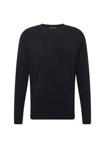 Review, Herren Pullover 'CN SUMMER STRCTR', Schwarz