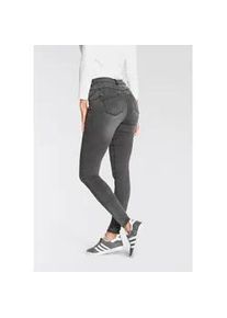 Skinny-fit-Jeans Arizona "Ultra Stretch" Gr. 48, N-Gr, grau (grau, used) Damen Jeans skinny-fit, betonte Taille, shaping-Effekt, high Waist