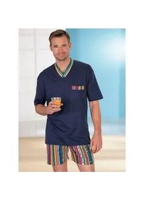 TopTen Schlafanzug TOP TEN Gr. 60/62, blau Herren Homewear-Sets