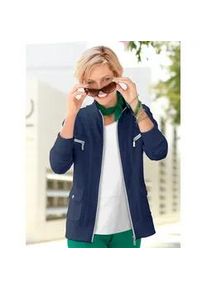 Shirtjacke Casual Looks "Shirtjacke" Gr. 40, blau (marine) Damen Shirts