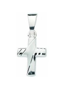 Ketten-Anhänger ADELIA ́S "925 Silber Kreuz Anhänger" Schmuckanhänger Gr. Damen, Silber 925 (Sterlingsilber), silberfarben (silber) Damen Silberschmuck für & Herren