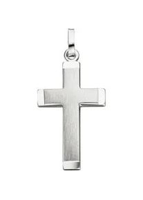 Kreuz-Anhänger Jobo "Anhänger Kreuz" Schmuckanhänger Gr. Silber 925 (Sterlingsilber), silberfarben (silber 925) Damen 925 Silber