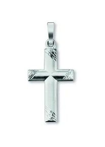 Ketten-Anhänger ONE ELEMENT "Kreuz Anhänger aus 925 Silber" Schmuckanhänger Gr. Damen, Silber 925 (Sterlingsilber), silberfarben (silber) Damen Silber Schmuck