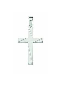 Ketten-Anhänger ADELIA ́S "925 Silber Kreuz Anhänger" Schmuckanhänger Gr. Damen, Silber 925 (Sterlingsilber), silberfarben (silber) Damen Silberschmuck für & Herren