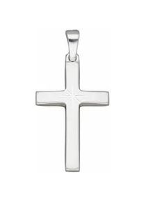 Ketten-Anhänger ADELIA ́S "925 Silber Kreuz Anhänger" Schmuckanhänger Gr. Damen, Silber 925 (Sterlingsilber), silberfarben (silber) Damen Silberschmuck für & Herren