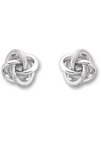 Paar Ohrhänger ONE ELEMENT "Knoten Ohrringe Ohrstecker aus 925 Silber" Gr. Damen, Silber 925 (Sterlingsilber), silberfarben (silber) Damen Silber Schmuck Knoten