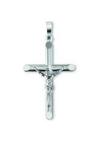 Ketten-Anhänger ONE ELEMENT "Kreuz Anhänger aus 925 Silber" Schmuckanhänger Gr. Damen, Silber 925 (Sterlingsilber), silberfarben (silber) Damen Silber Schmuck