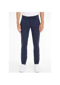 Chinohose Tommy Jeans "TJM SCANTON CHINO PANT" Gr. 33, Länge 36, blau (twilight navy) Herren Hosen mit Markenlabel