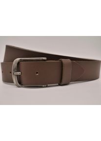 AnnaMatoni Damen Ledergürtel, braun, casual, Gr. 85, Rindsleder, Gürtel, mit silberner Schließe