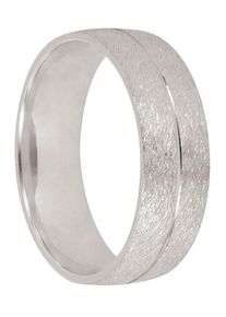 Firetti Trauring "Schmuck Geschenk Gold 375 Hochzeit Ehering Trauring "LIEBE"", 16,5, ohne Brillant, Weißgold 375, 6mm, weiß, Weißgold 375,