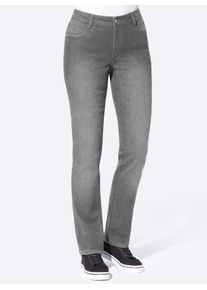 Casual Looks Damen Thermojeans, grau, Gr. 20, unifarben, 81% Baumwolle, 17% Polyester, 2% Elasthan, Jeans